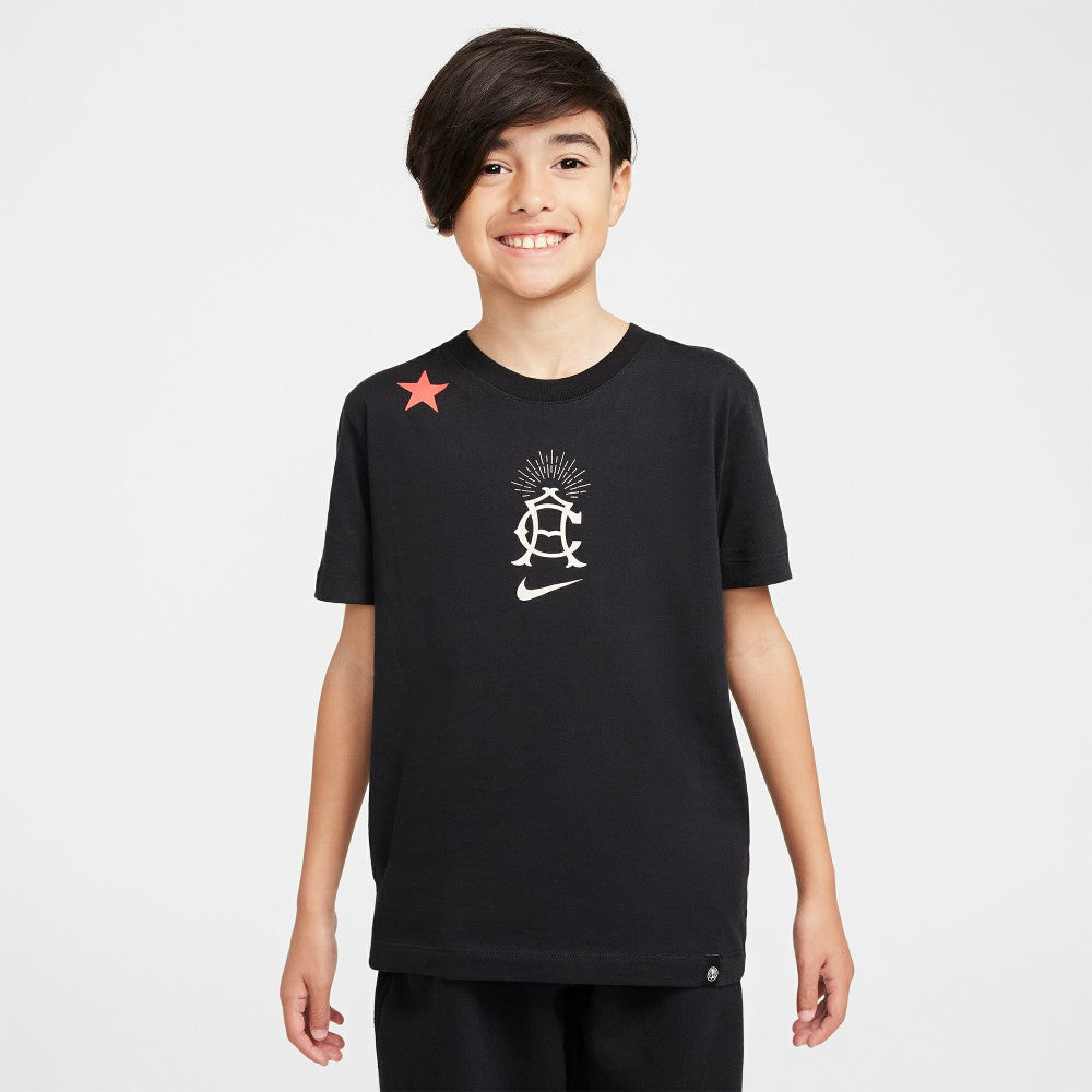 Club America Youth CA x CA Heritage T-Shirt - Black outlet