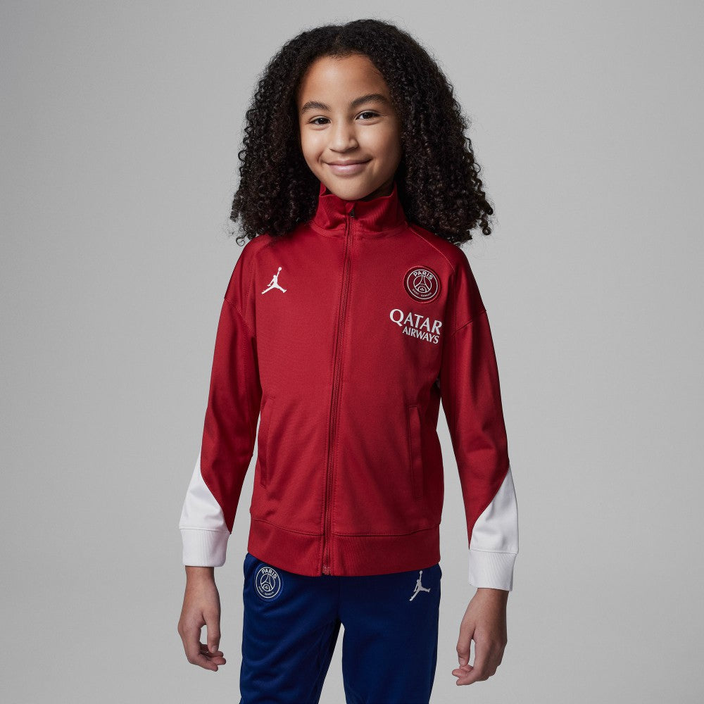 Paris Saint-Germain Jordan Brand Preschool 2024/25 Fourth Strike Full-Zip Track Suit - Red sale