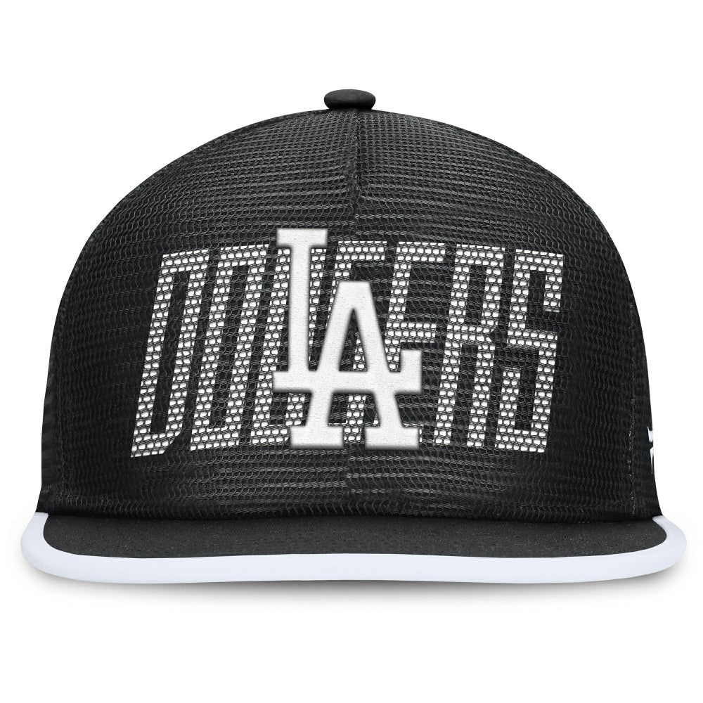 Los Angeles Dodgers Let's Glow Line Drive Snapback Hat Black