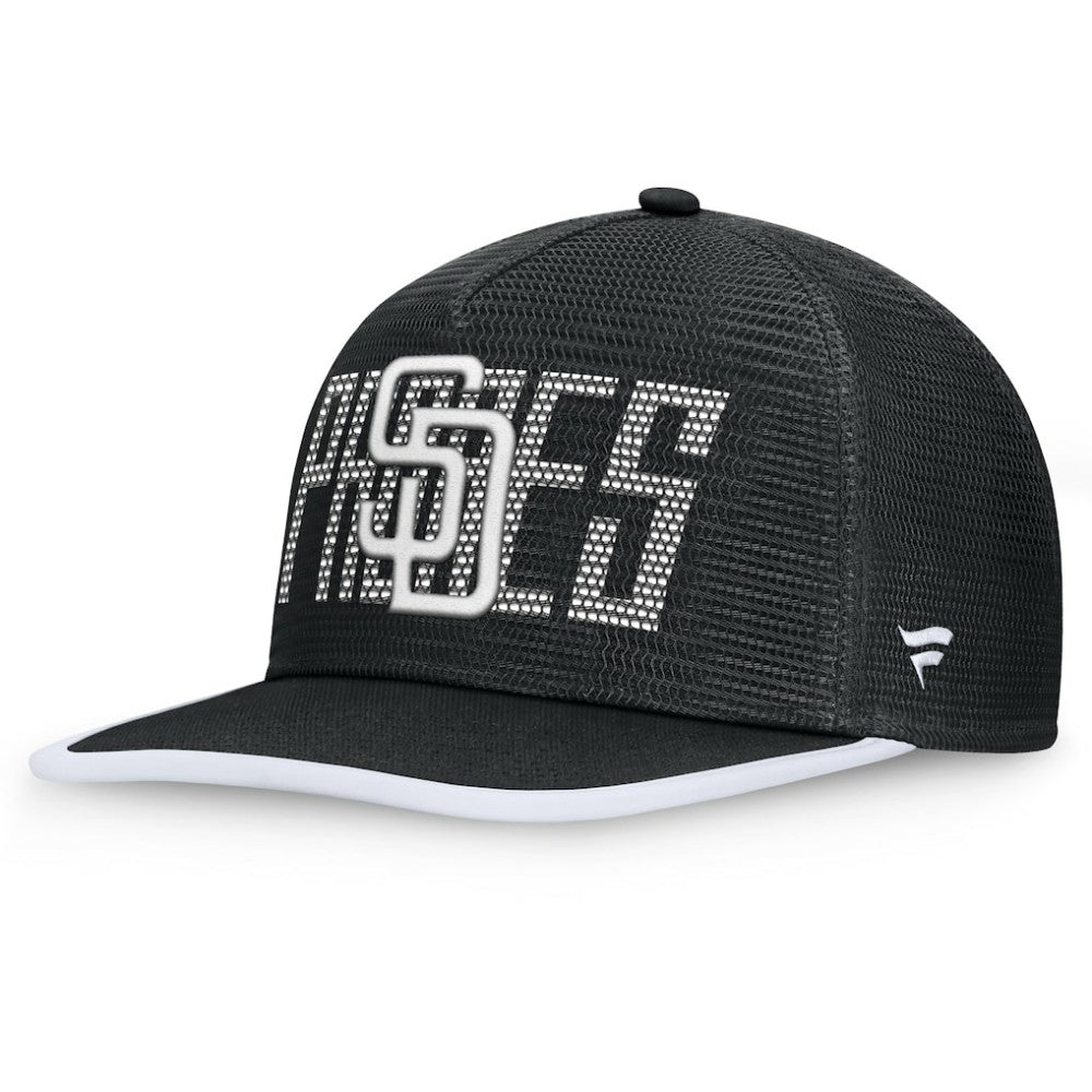 San Diego Padres Let's Glow Line Drive Snapback Hat Black
