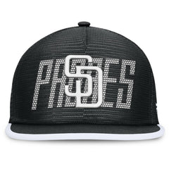 San Diego Padres Let's Glow Line Drive Snapback Hat Black