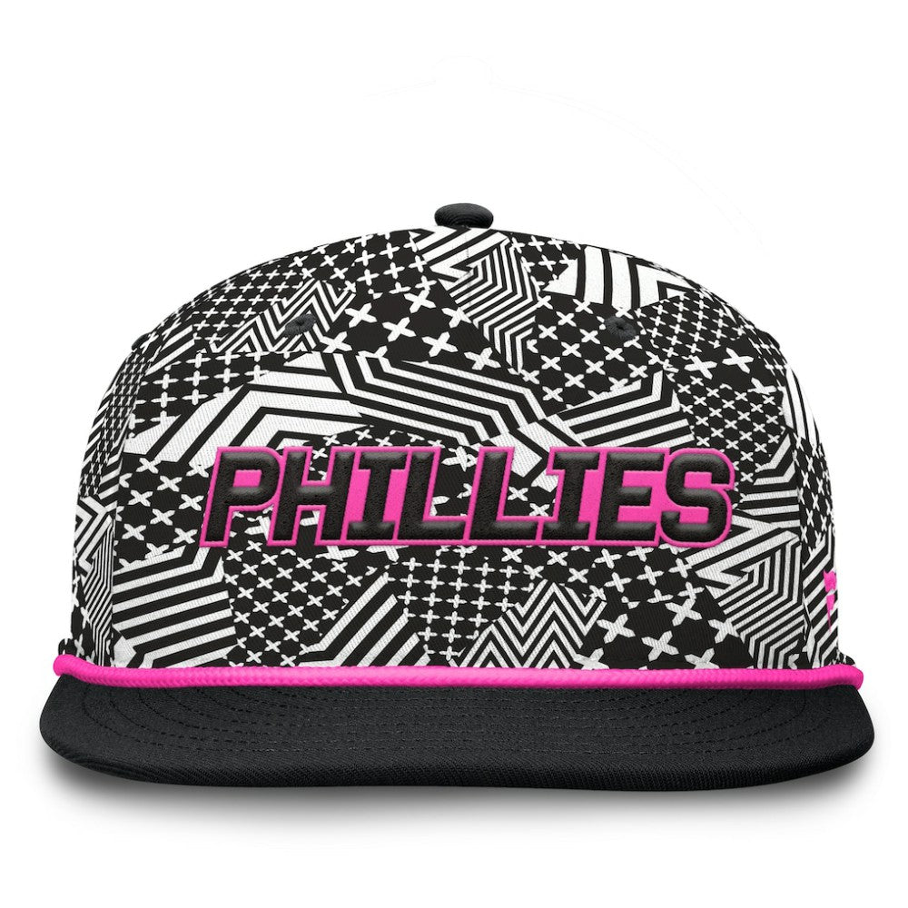 Philadelphia Phillies Let's Glow Moon Shot Snapback Hat Black