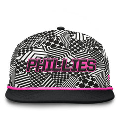 Philadelphia Phillies Let's Glow Moon Shot Snapback Hat Black