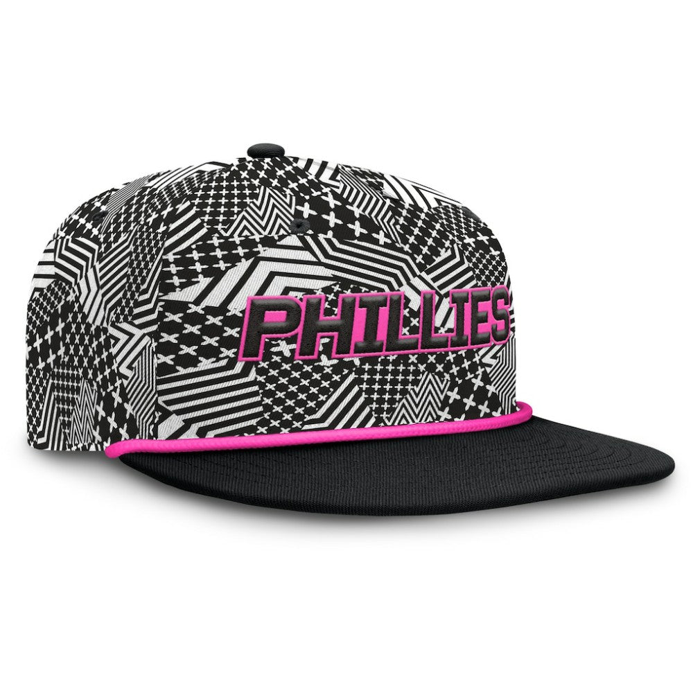 Philadelphia Phillies Let's Glow Moon Shot Snapback Hat Black