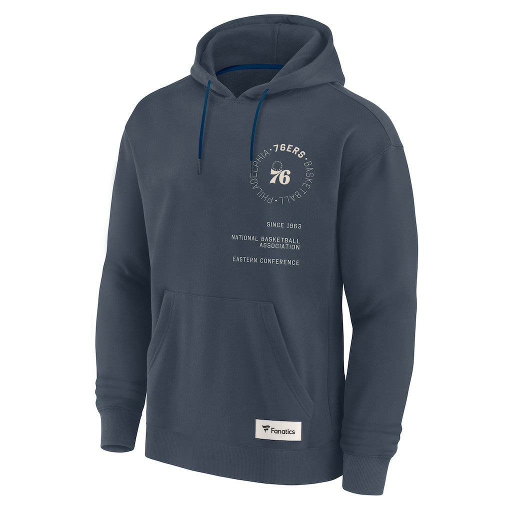 Philadelphia 76ers Future Ground Info Elements Premium Pullover Hoodie - Blue for sale