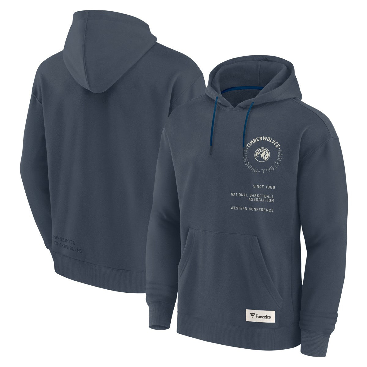 Minnesota Timberwolves Future Ground Info Elements Premium Pullover Hoodie - Blue discount