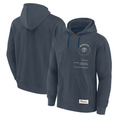 Denver Nuggets Future Ground Info Elements Premium Pullover Hoodie sale - Blue discount