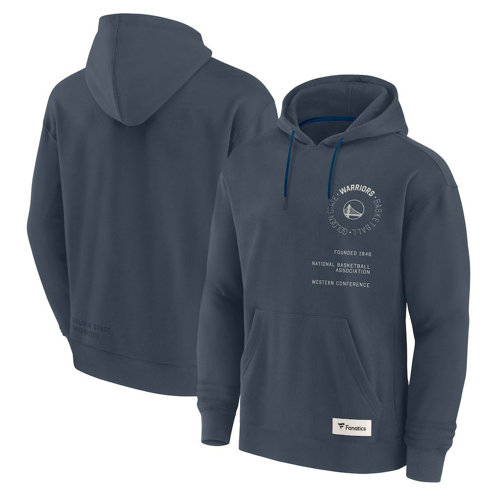 Golden State Warriors Future Ground Info Elements Premium Pullover Hoodie sale - Blue on sale