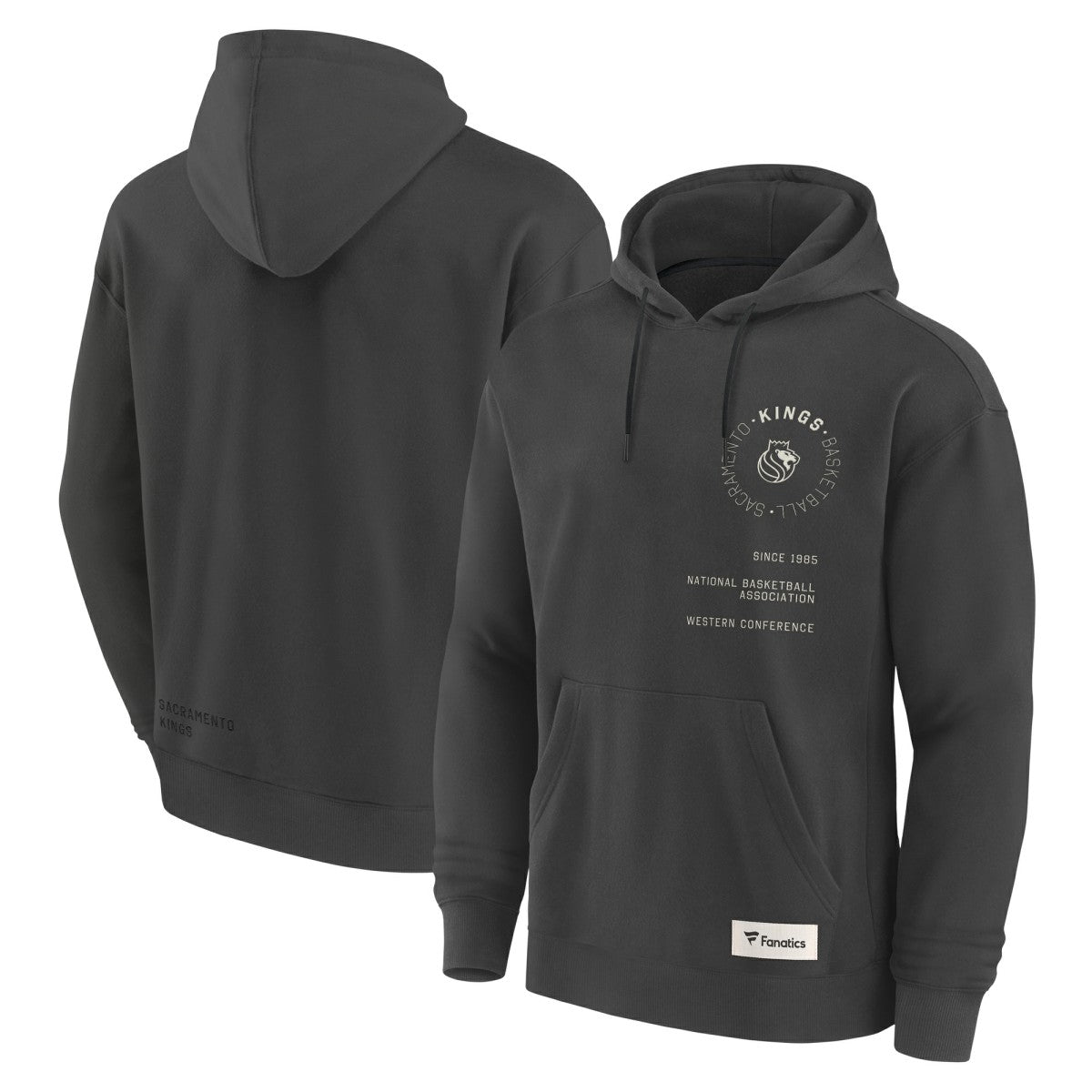 Sacramento Kings Future Ground Info Elements Premium Pullover Hoodie - Gray outlet