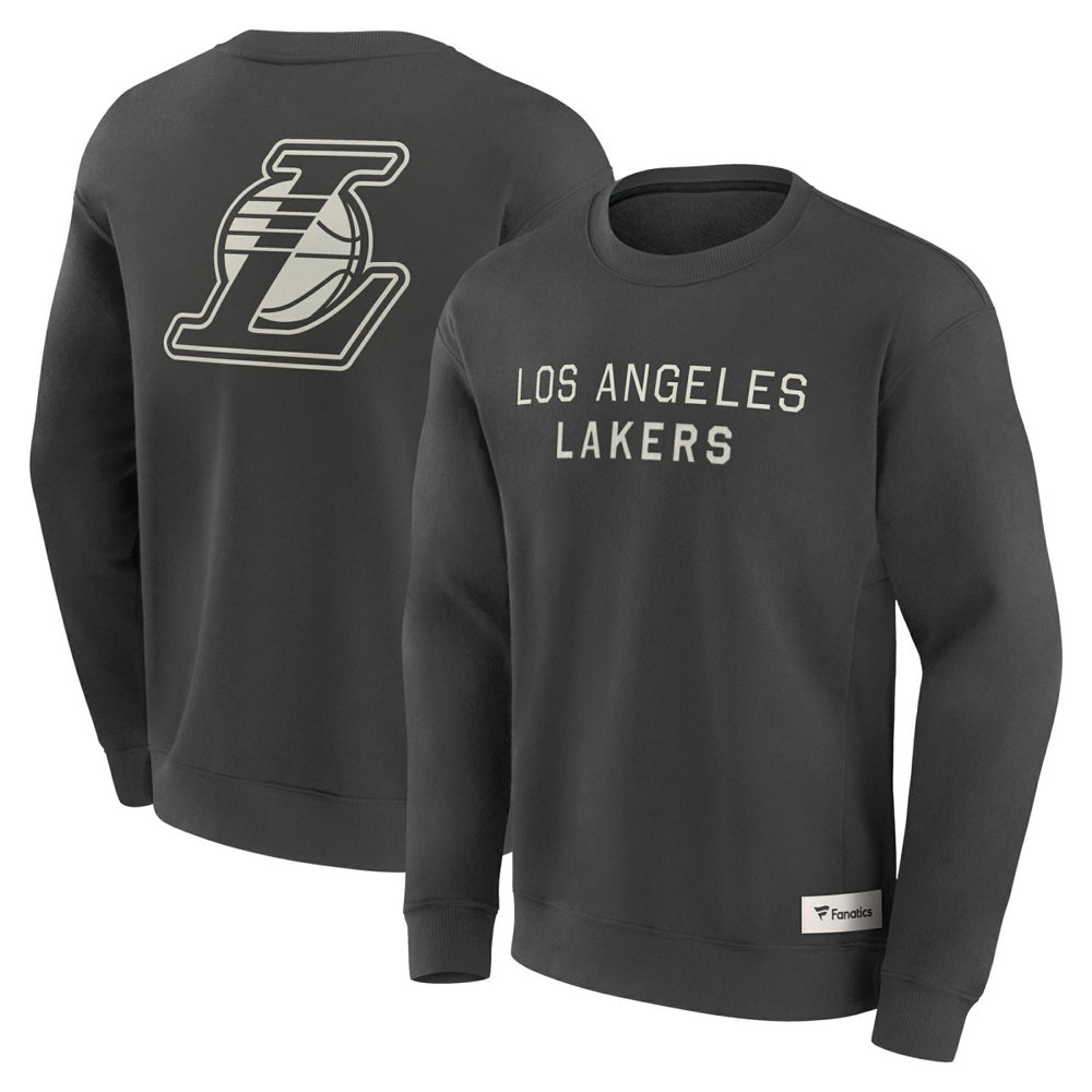 Los Angeles Lakers Elements Future Ground Lettering Pullover Sweatshirt - Gray discount