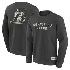 Los Angeles Lakers Elements Future Ground Lettering Pullover Sweatshirt - Gray discount