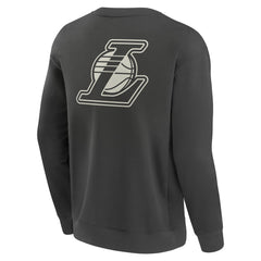 Los Angeles Lakers Elements Future Ground Lettering Pullover Sweatshirt - Gray discount