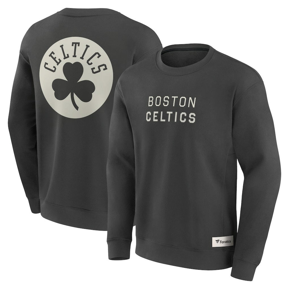 Boston Celtics Elements Future Ground Lettering Pullover Sweatshirt - Gray discount