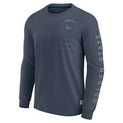 Golden State Warriors Elements Future Ground Tonal Info Long Sleeve T-Shirt sale - Blue discount