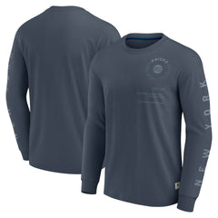 New York Knicks Elements Future Ground Tonal Info Long Sleeve T-Shirt - Blue outlet