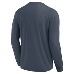 New York Knicks Elements Future Ground Tonal Info Long Sleeve T-Shirt - Blue outlet