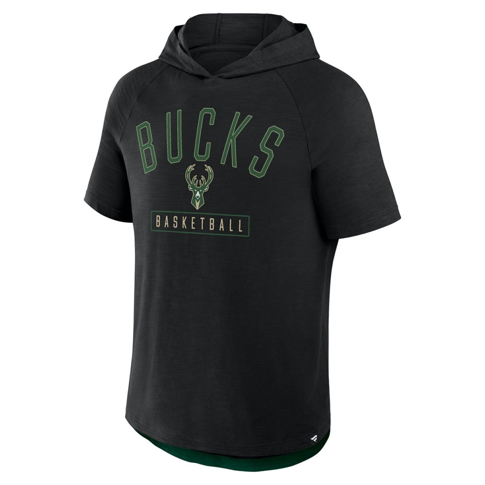 Milwaukee Bucks Pass Legend Raglan Hoodie T-Shirt - Black outlet
