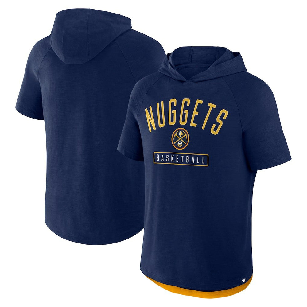 Denver Nuggets Pass Legend Raglan Hoodie T-Shirt sale - Navy for sale