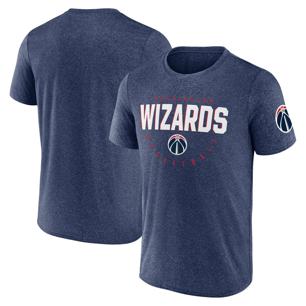 Washington Wizards Logo Athletic Block Practice Performance T-Shirt - Heather Navy on sale