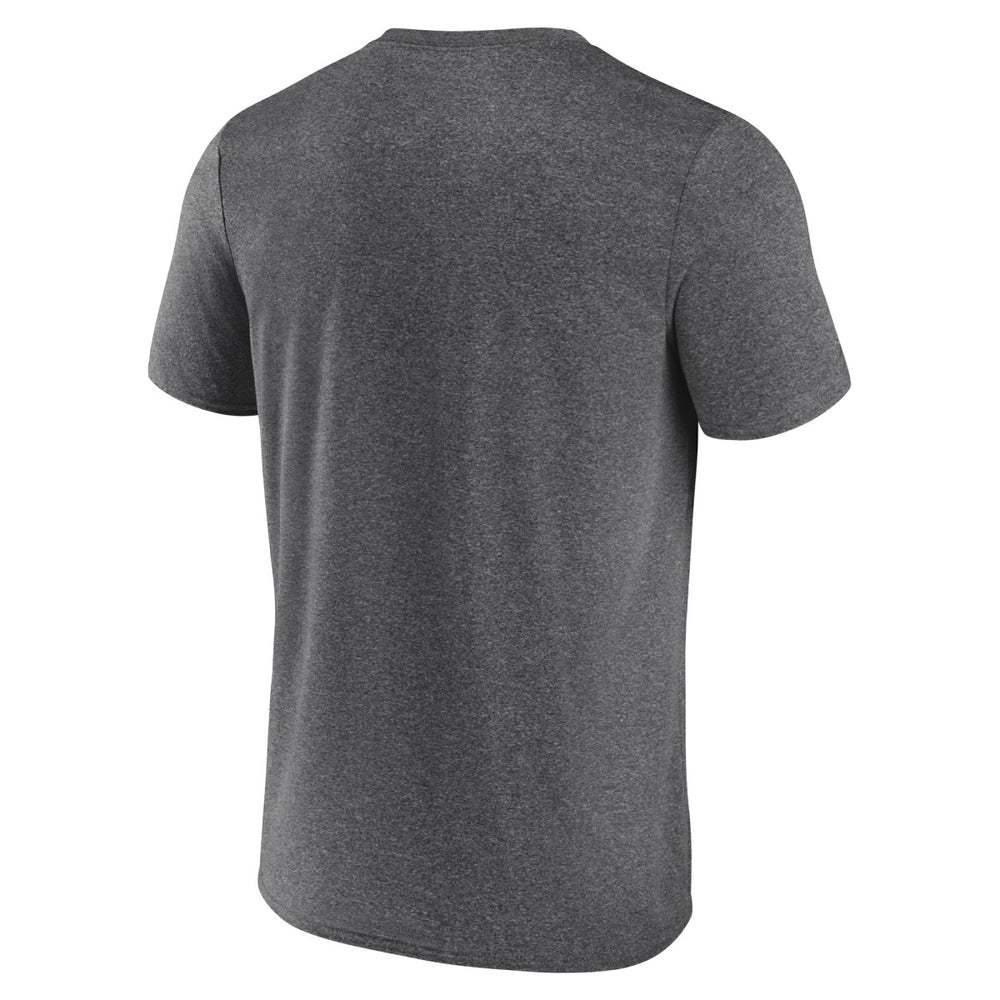 Miami Heat Logo Athletic Block Practice Performance T-Shirt - Heather Charcoal discount