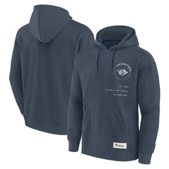 Nashville Predators Fanatics Future Ground Info Pullover Hoodie - Navy Hoodies