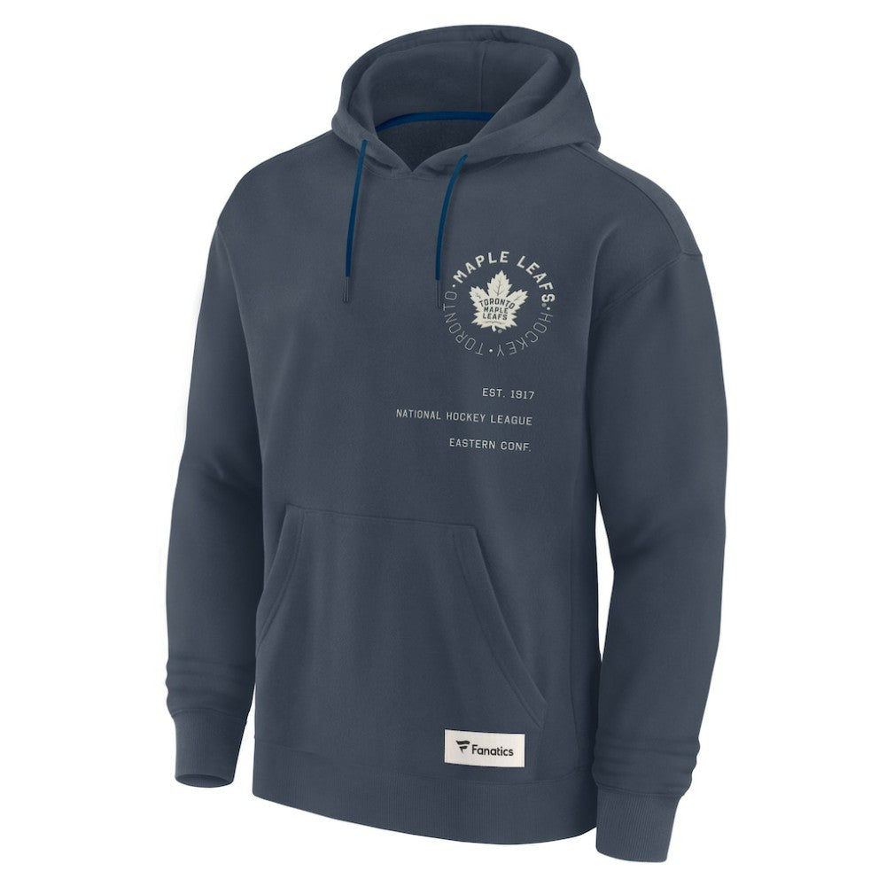 Toronto Maple Leafs Fanatics Future Ground Info Pullover Hoodie - Navy Hoodies