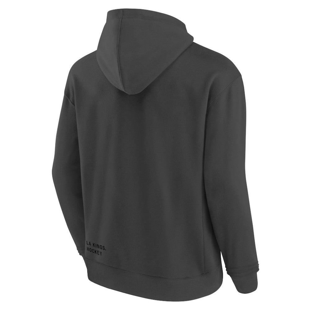 Los Angeles Kings Fanatics Future Ground Info Pullover Hoodie - Charcoal Hoodies