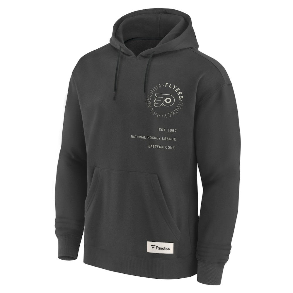 Philadelphia Flyers Fanatics Future Ground Info Pullover Hoodie - Charcoal Hoodies