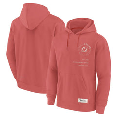 New Jersey Devils Fanatics Future Ground Info Pullover Hoodie - Red Jerseys
