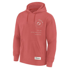 New Jersey Devils Fanatics Future Ground Info Pullover Hoodie - Red Jerseys