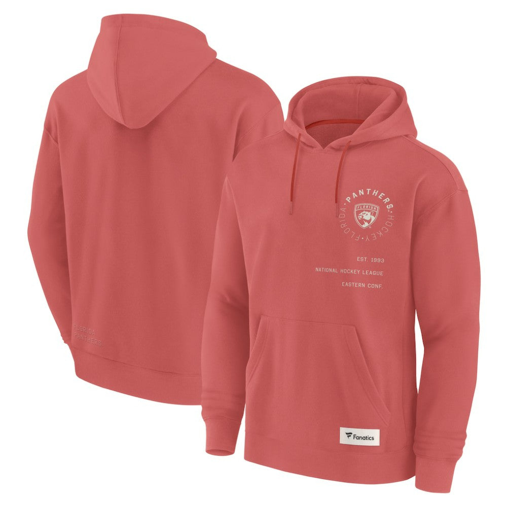 Florida Panthers Fanatics Future Ground Info Pullover Hoodie - Red Hoodies