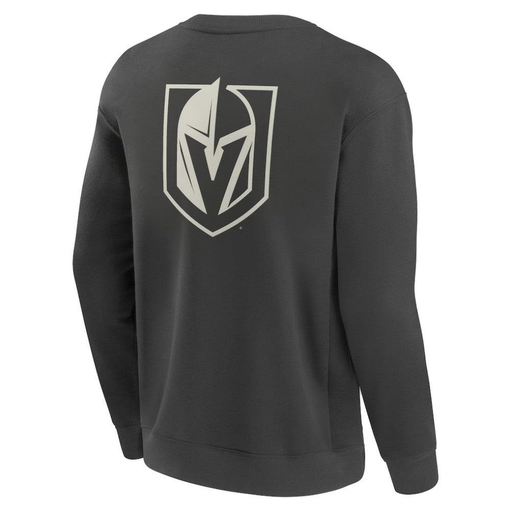 Vegas Golden Knights Fanatics Elements Future Ground Lettering Pullover Sweatshirt - Charcoal Sweatshirts