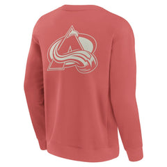 Colorado Avalanche Fanatics Elements Future Ground Lettering Pullover Sweatshirt - Red Sweatshirts