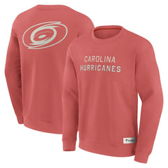 Carolina Hurricanes Fanatics Elements Future Ground Lettering Pullover Sweatshirt - Red Sweatshirts