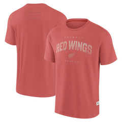 Detroit Red Wings Fanatics Elements Weathered Tonal Future Ground T-Shirt - Red T-shirts