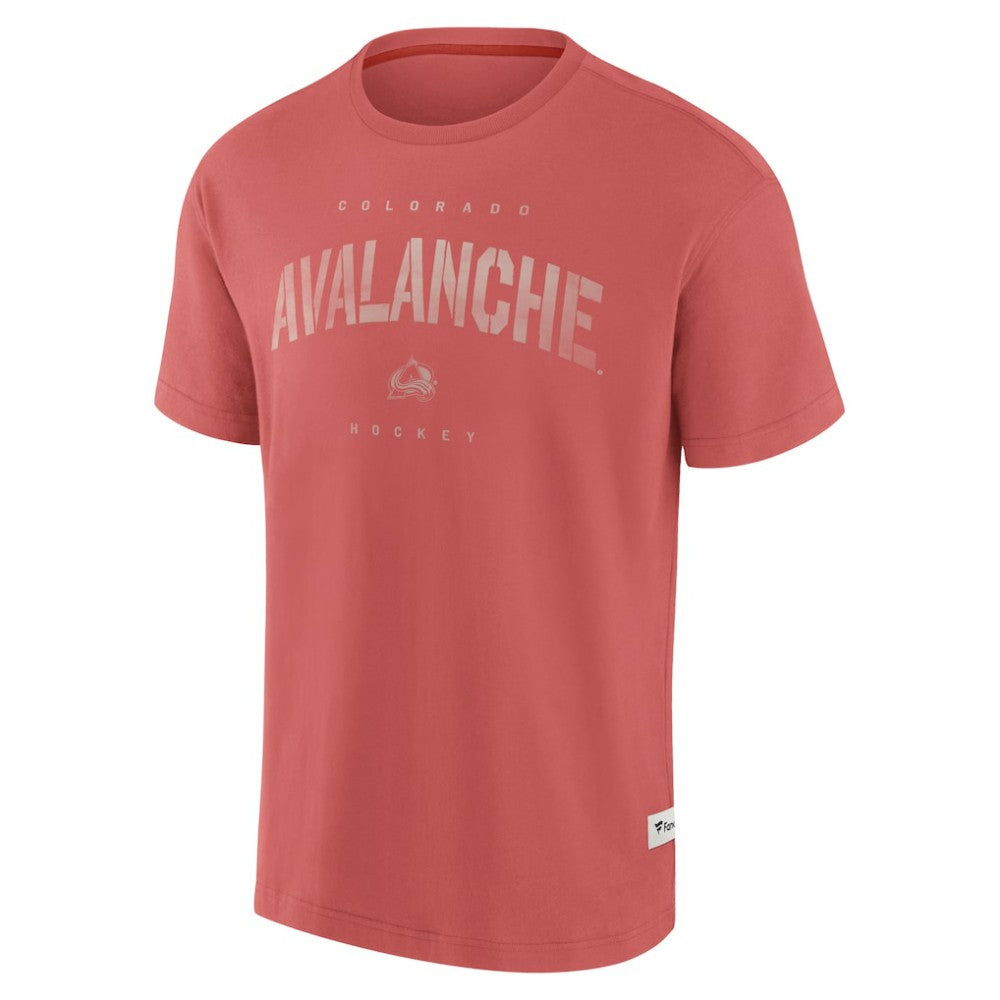 Colorado Avalanche Fanatics Elements Weathered Tonal Future Ground T-Shirt - Red T-shirts