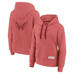 Washington Capitals Fanatics Women's Elements Future Ground Subtle Tonal Pullover Hoodie - Red Hoodies