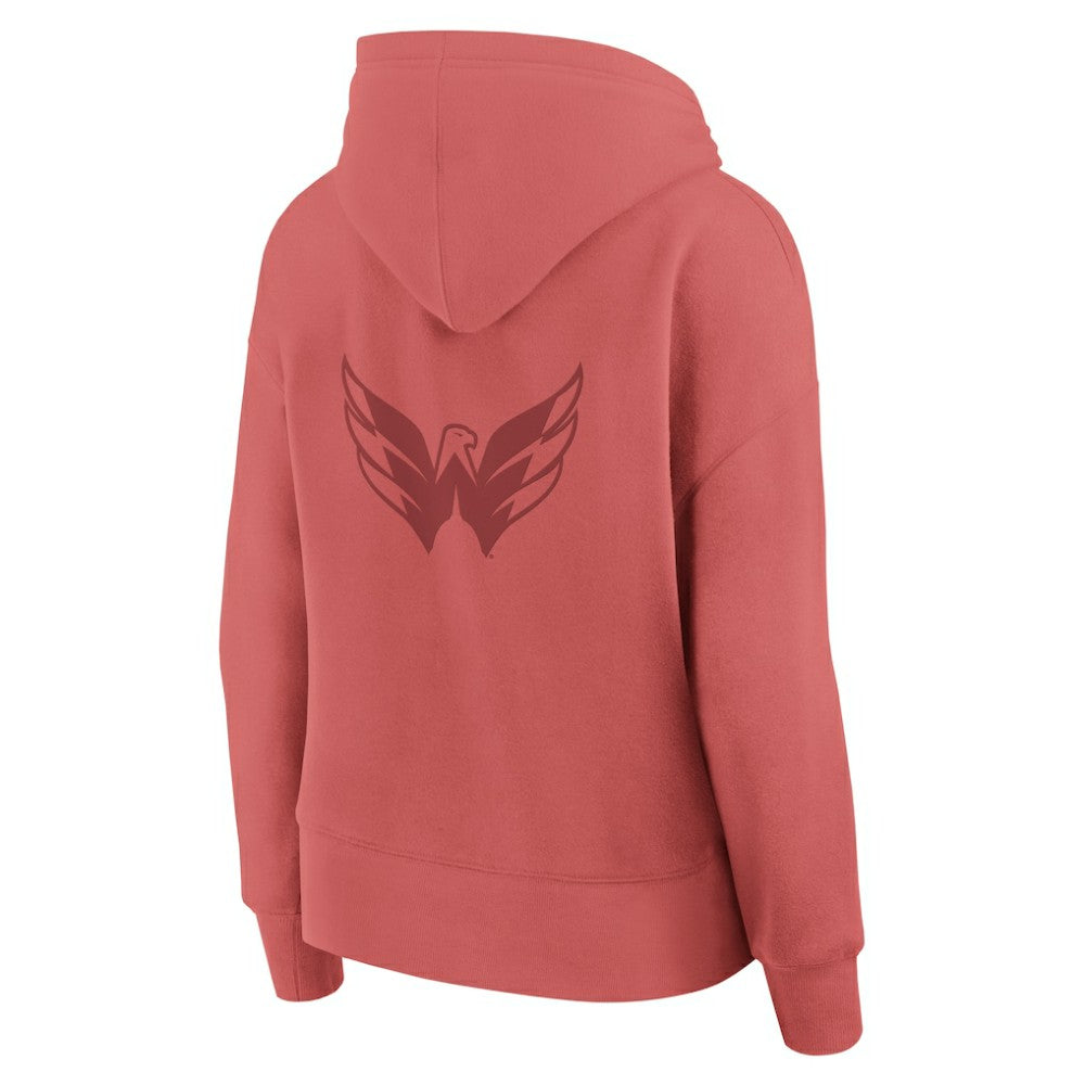 Washington Capitals Fanatics Women's Elements Future Ground Subtle Tonal Pullover Hoodie - Red Hoodies