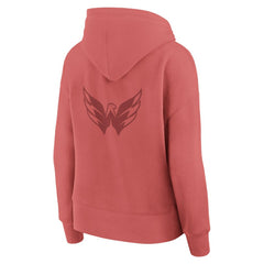 Washington Capitals Fanatics Women's Elements Future Ground Subtle Tonal Pullover Hoodie - Red Hoodies