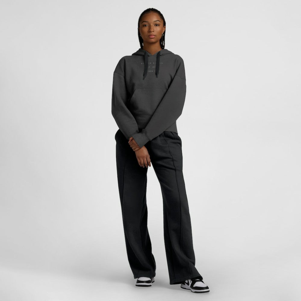 Boston Bruins Fanatics Women's Elements Future Ground Subtle Tonal Pullover Hoodie - Charcoal Hoodies