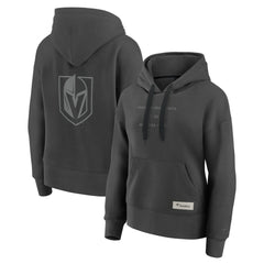 Vegas Golden Knights Fanatics Women's Elements Future Ground Subtle Tonal Pullover Hoodie - Charcoal Hoodies