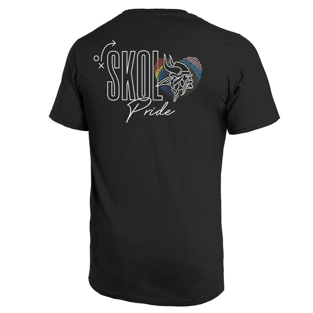 Minnesota Vikings Majestic Threads Pride Pocket T-Shirt - Black for sale