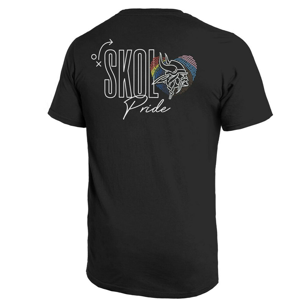 Minnesota Vikings Majestic Threads Pride Pocket T-Shirt - Black for sale