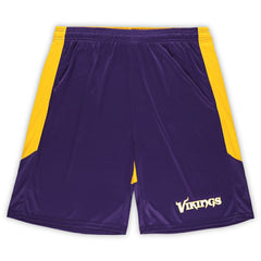 Minnesota Vikings Big & Tall Launch Shorts - Purple/Gold discount