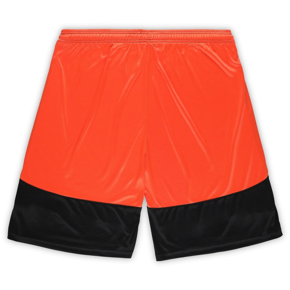 Cincinnati Bengals Big & Tall Launch Shorts - Black/Orange on sale