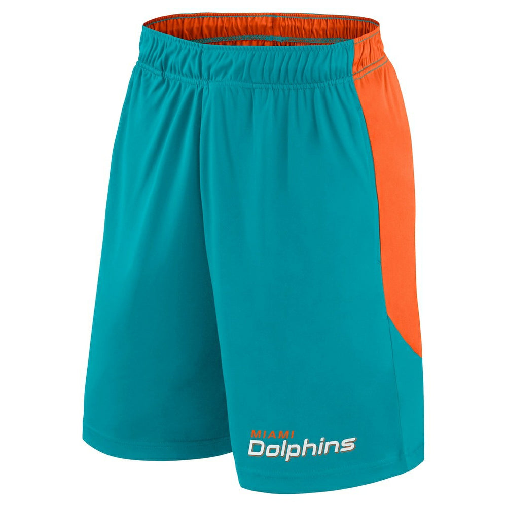 Miami Dolphins Big & Tall Launch Shorts - Aqua/Orange cheap