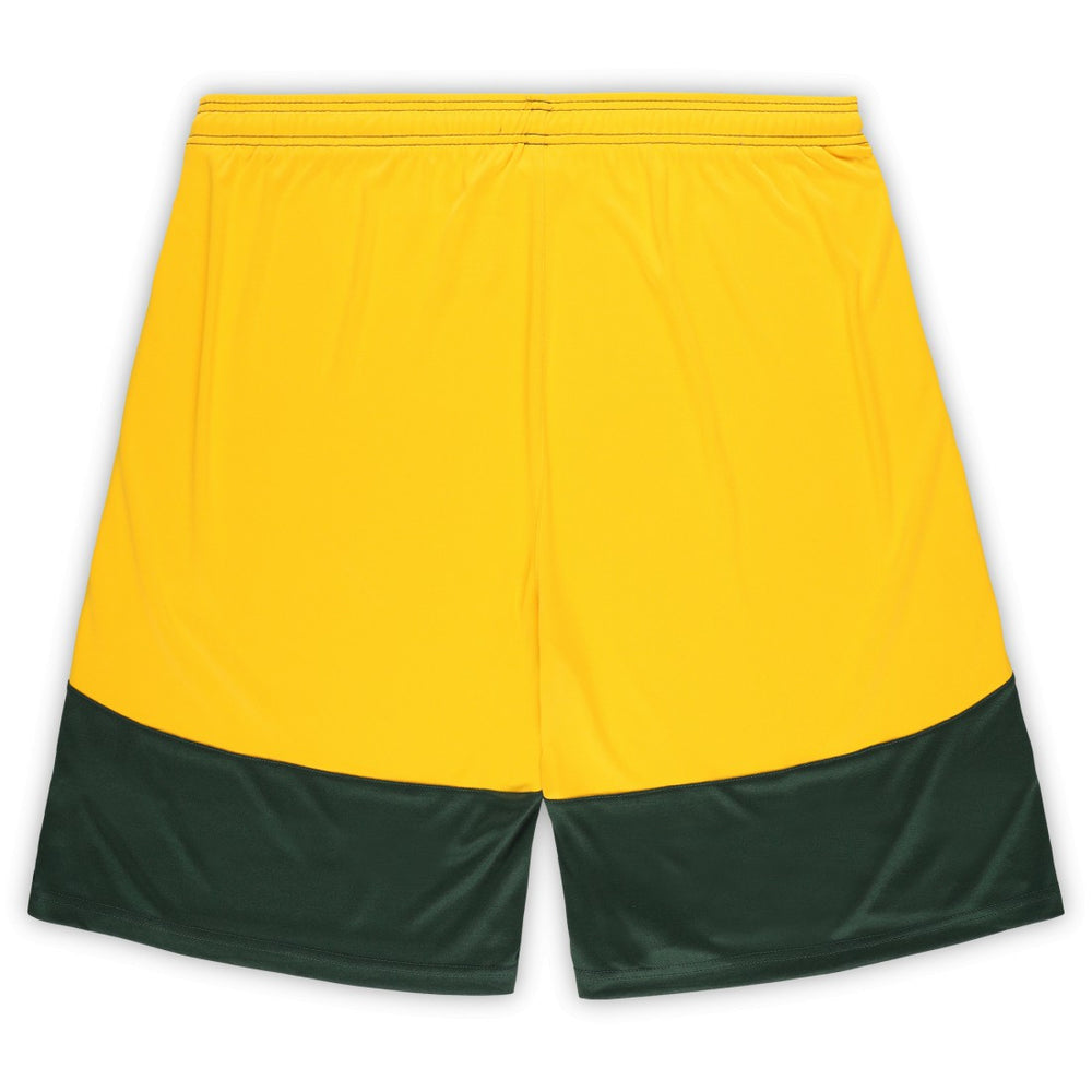 Green Bay Packers Big & Tall Launch Shorts - Green/Gold outlet
