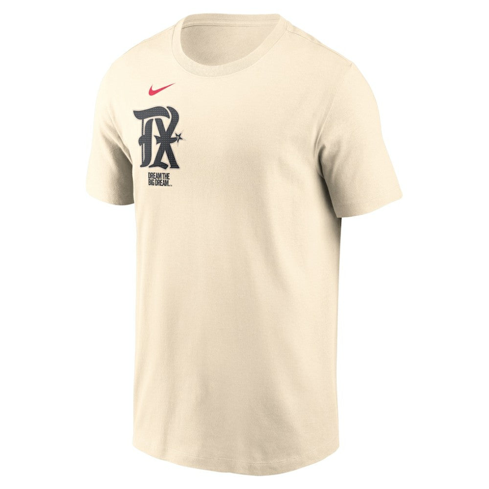 Texas Rangers City Connect Fuse Name & Number T-Shirt Natural