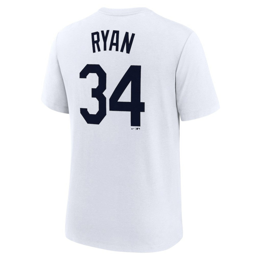 Nolan Ryan Houston Astros Cooperstown Collection Name & Number Tri-Blend T-Shirt White