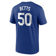 Mookie Betts Los Angeles Dodgers Legend Name & Number Performance T-Shirt Royal